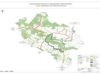 Przykładowe koncepcje tras rowerowych